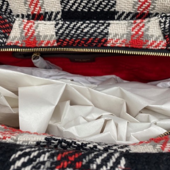 Kate Spade New York Ruby Park Shon Plaid Satchel Handbag~Vintage~Rare~ - Picture 6 of 6